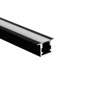 LED PERFIL 553 NEGRO- 1x1cm MINI BRONZEN