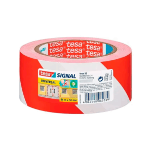 CINTA DEMARCAR 50mm x66mts BLANCO/ROJO