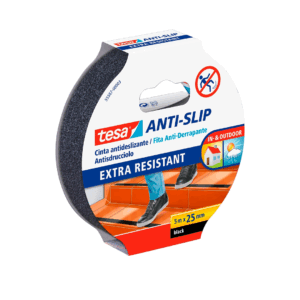 CINTA ANTIDESLIZANTE 25mm-5mts NEGRO TESA