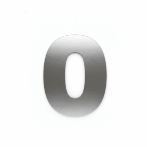 NUMEROS 80mm ACERO INOX RDM