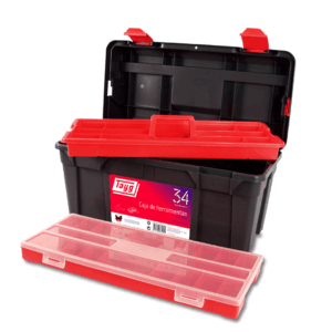 CAJA TAYG 58x28x29 NEGRO/ROJO N° 34