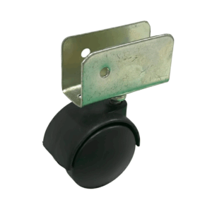RUEDA DUAL PLASTICA BASE U