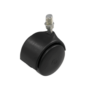RUEDA DUAL PLASTICA 40mm 1/4"