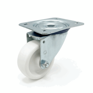 RUEDA NYLON BASE GIRATORIA 100mm